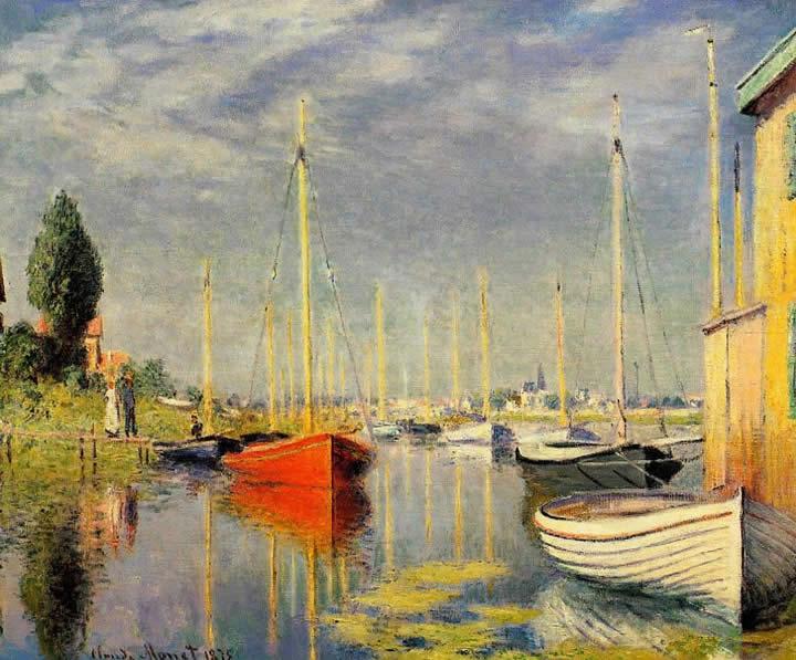 Claude Monet Yachts at Argenteuil
